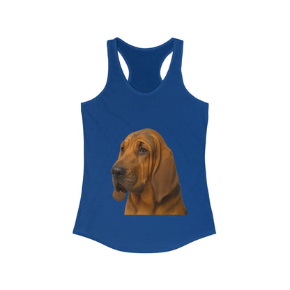 Bloodhound Head Women's Racerback Tank