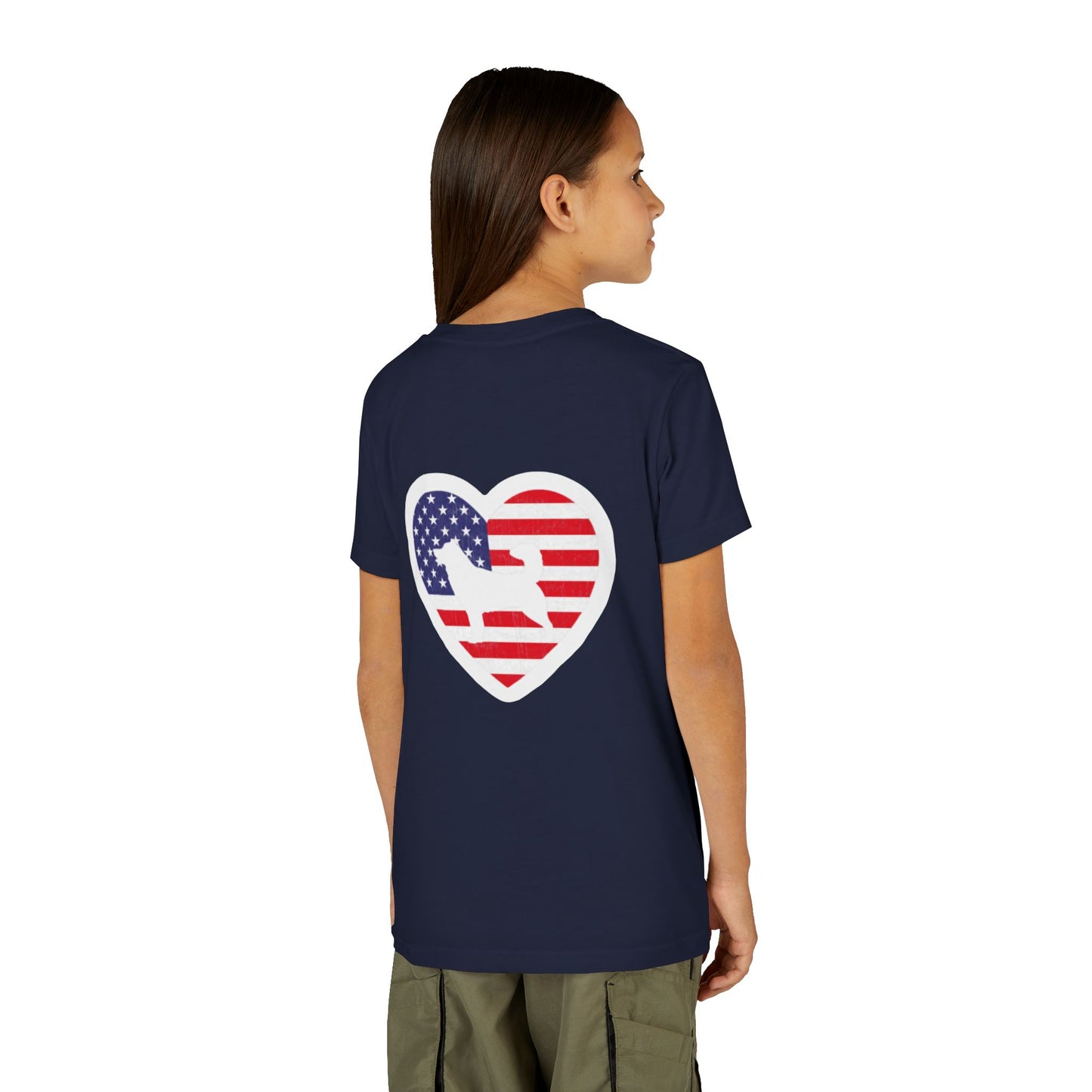 Malamute Flag Youth Unisex Short Sleeve Crewneck Tee