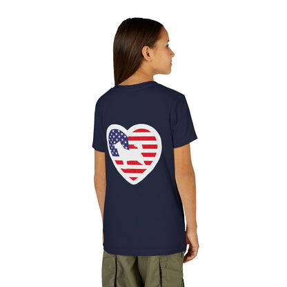 Malamute Flag Youth Unisex Short Sleeve Crewneck Tee