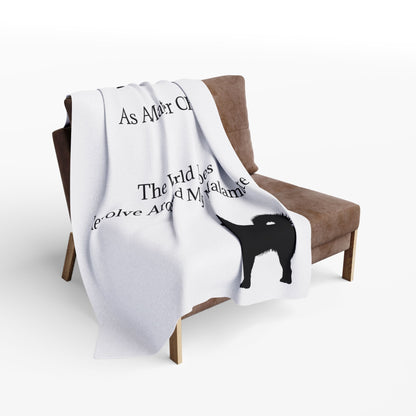 Matter Of Fact Malamute Arctic Fleece Blanket