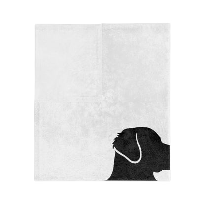 Golden Christmas Tree Velveteen Microfiber Blanket