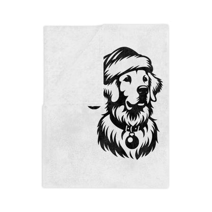Santa Paws Golden Velveteen Microfiber Blanket