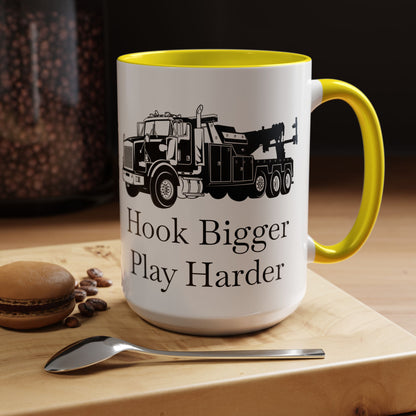 Hook Bigger 2-Tone Coffee Mug
