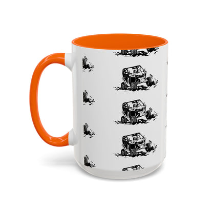 Slingin' Mud Side By Side 2-Tone Coffee Mug