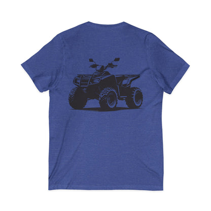 Off The Beaten Path Quad Unisex Short Sleeve V-Neck Tee