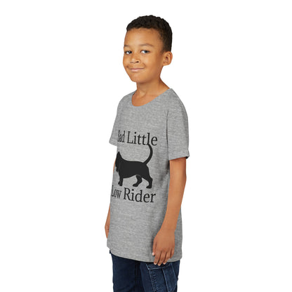 Sad Little Low Rider Youth Unisex Short Sleeve Crewneck Tee