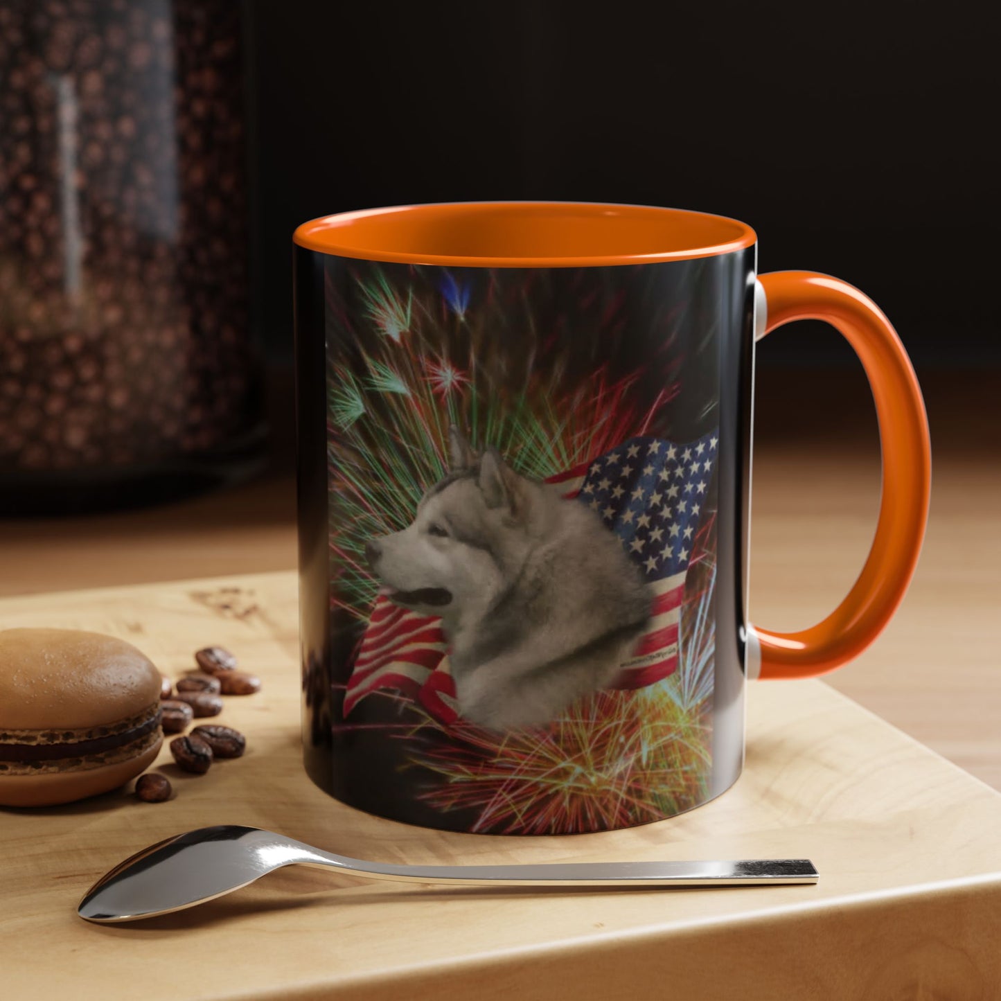 American Malamute 2-Tone Coffee Mug