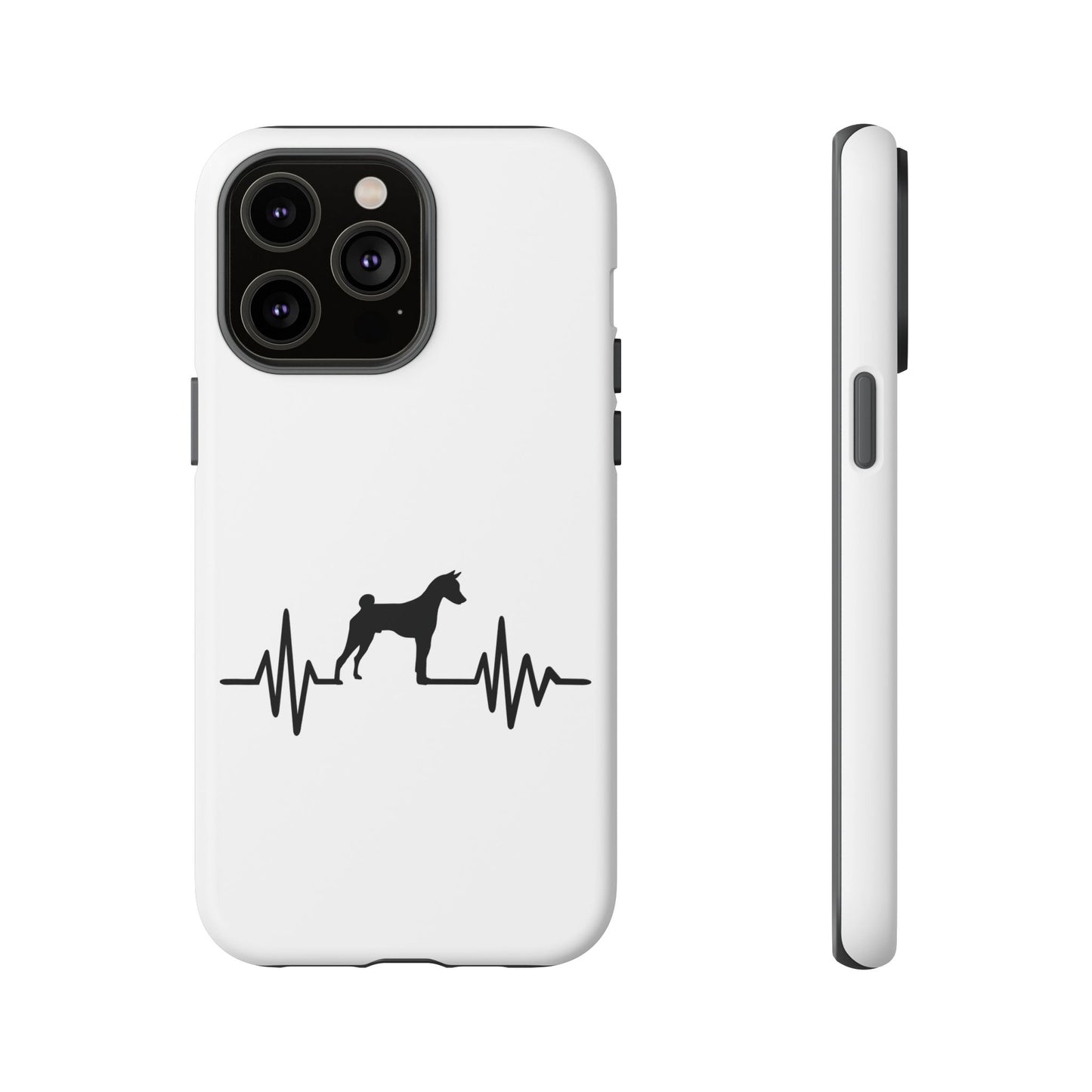 My Heart Beats For Basenjis iPhone Case