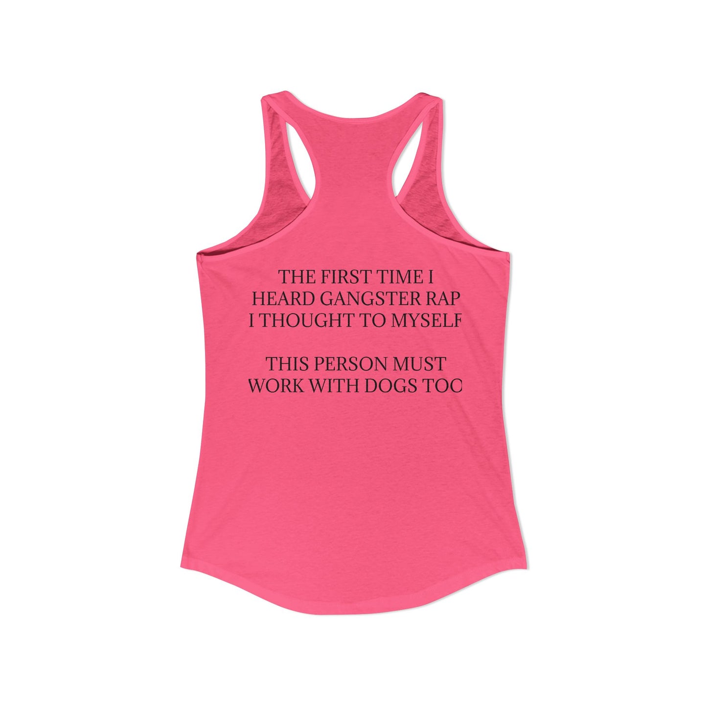Gangster Rap Women's Racerback Tank