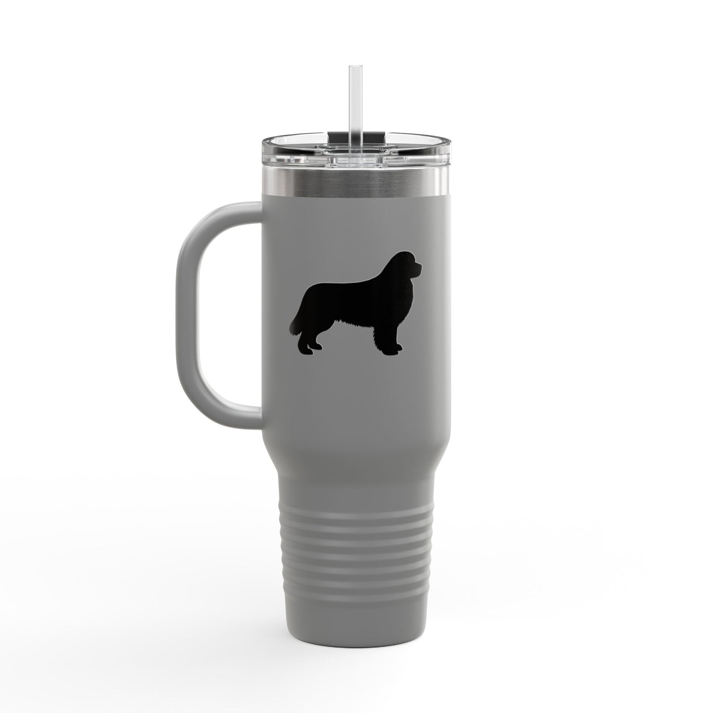 Newfie Silhouette Insulated Travel Mug