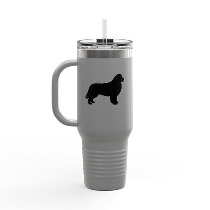 Newfie Silhouette Insulated Travel Mug