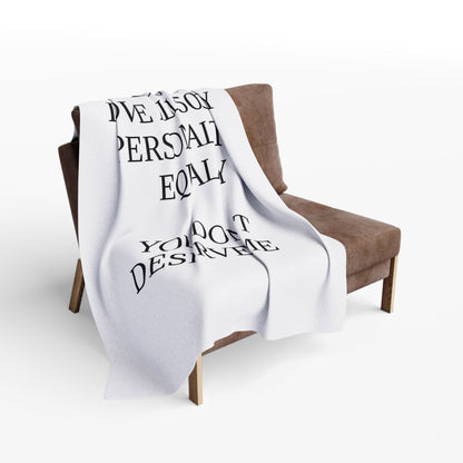 50 Personalities Arctic Fleece Blanket
