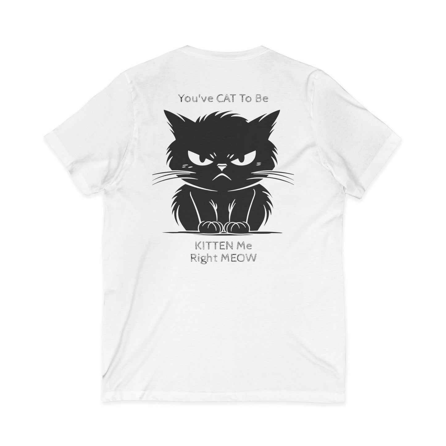 KITTEN Me Unisex Short Sleeve V-Neck Tee