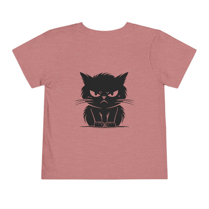 Angry Cat Toddler Unisex Short Sleeve Crewneck Tee