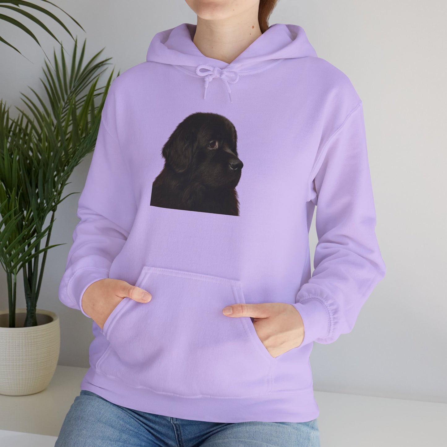 Newfie Head Unisex Hoodie