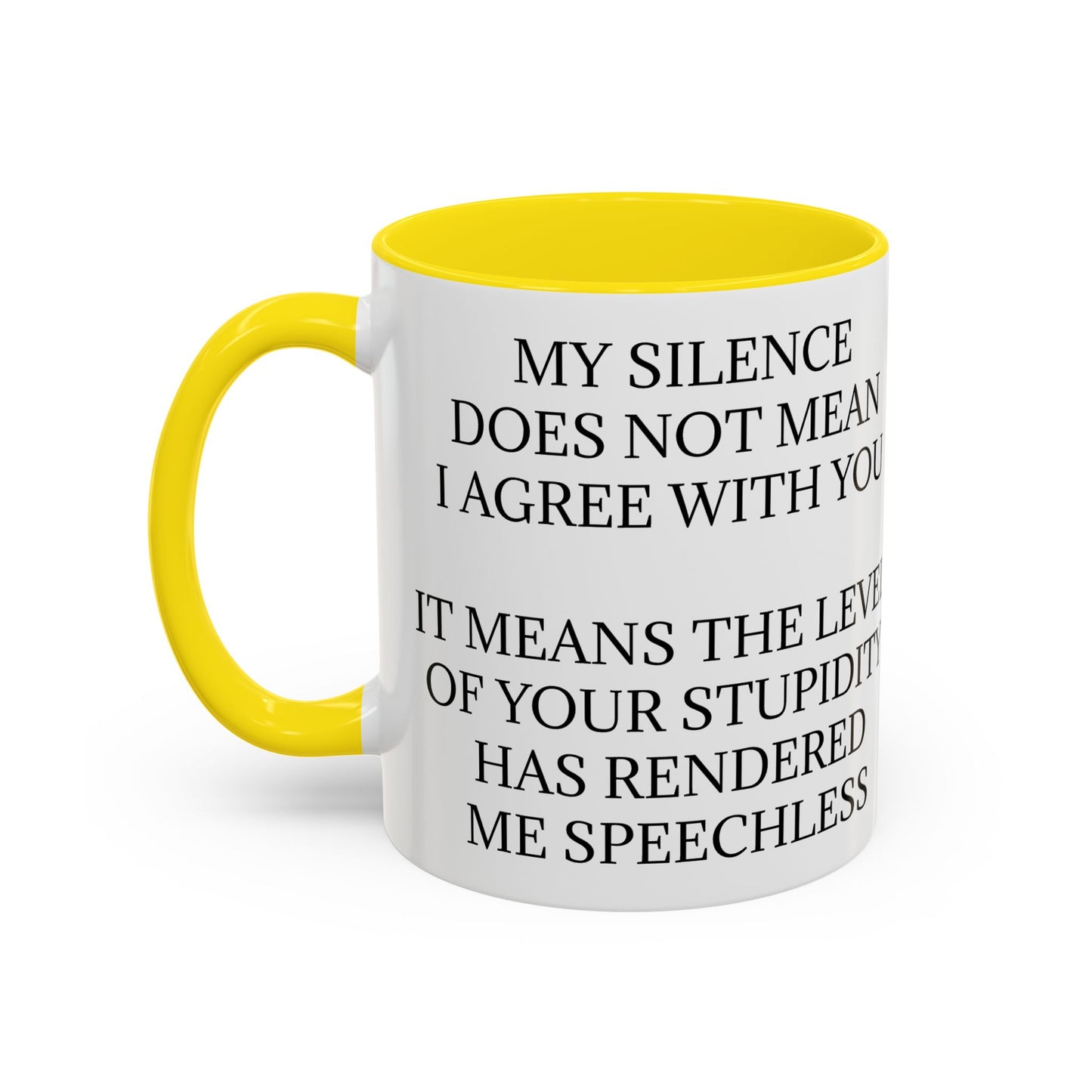 Speechless 2-Tone Coffee Mug