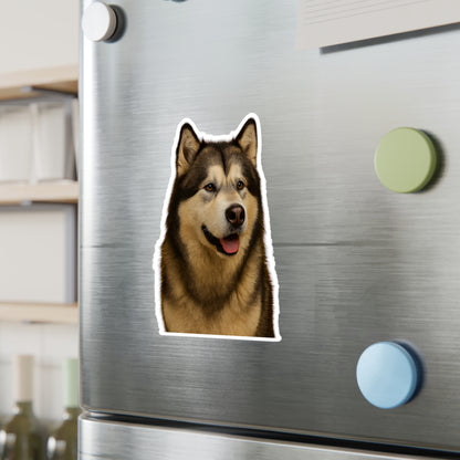 Malamute Head Vinyl Decal