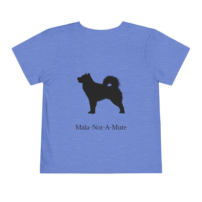 Mala-Not-A-Mute Toddler Unisex Short Sleeve Crewneck Tee