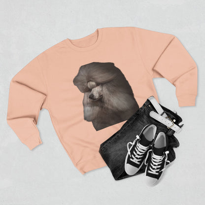 Poodle Head Unisex Crewneck Sweatshirt