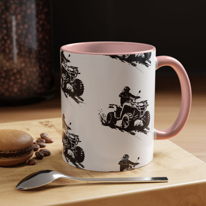 Slingin' Mud Quad 2-Tone Coffee Mug
