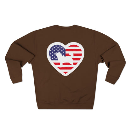 Malamute Flag Unisex Crewneck Sweatshirt