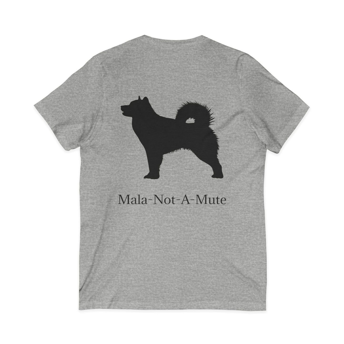 Mala-Not-A-Mute Unisex Short Sleeve V-Neck Tee