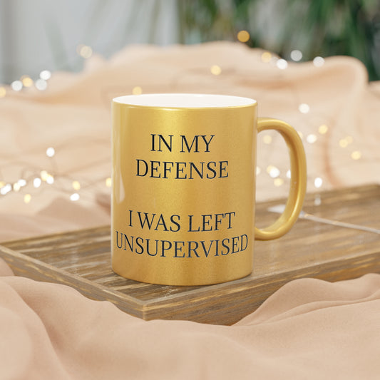 Unsupervised Metallic Coffee Mug