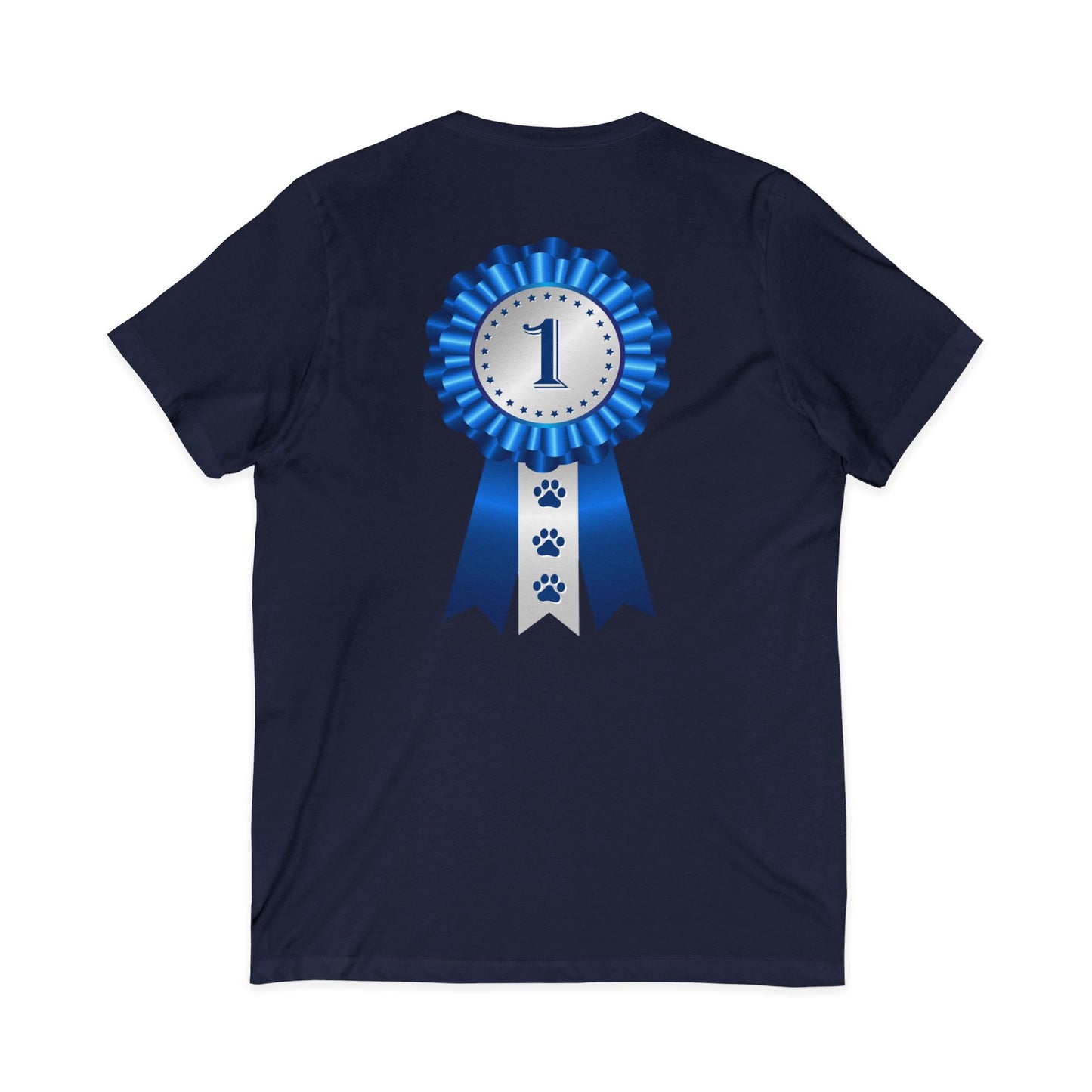 Show Ribbon Unisex Short Sleeve V-Neck Tee