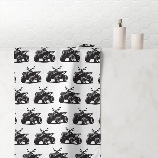 Off The Beaten Path Quad Mink-Cotton  Beach Towel