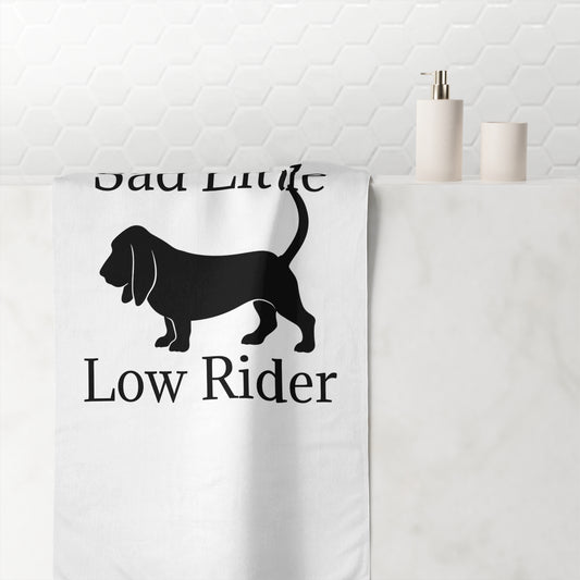 Sad Little Low Rider Mink-Cotton  Beach Towel