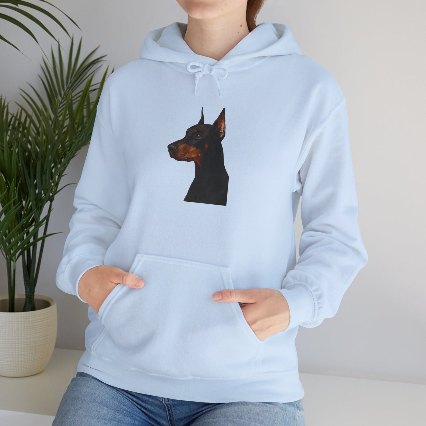 Doberman Head Unisex Hoodie