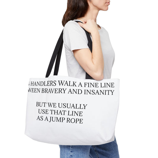 Jump Rope Weekender Tote Bag