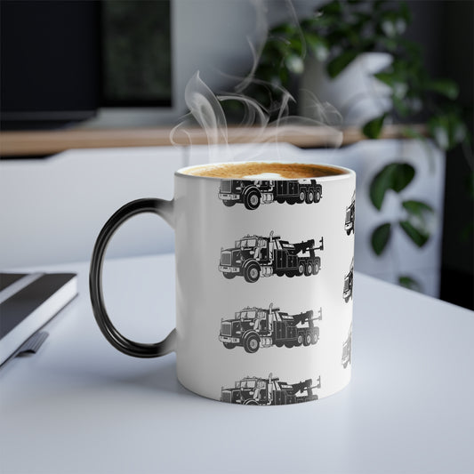 Heavy Tow Truck Color Changing Mug