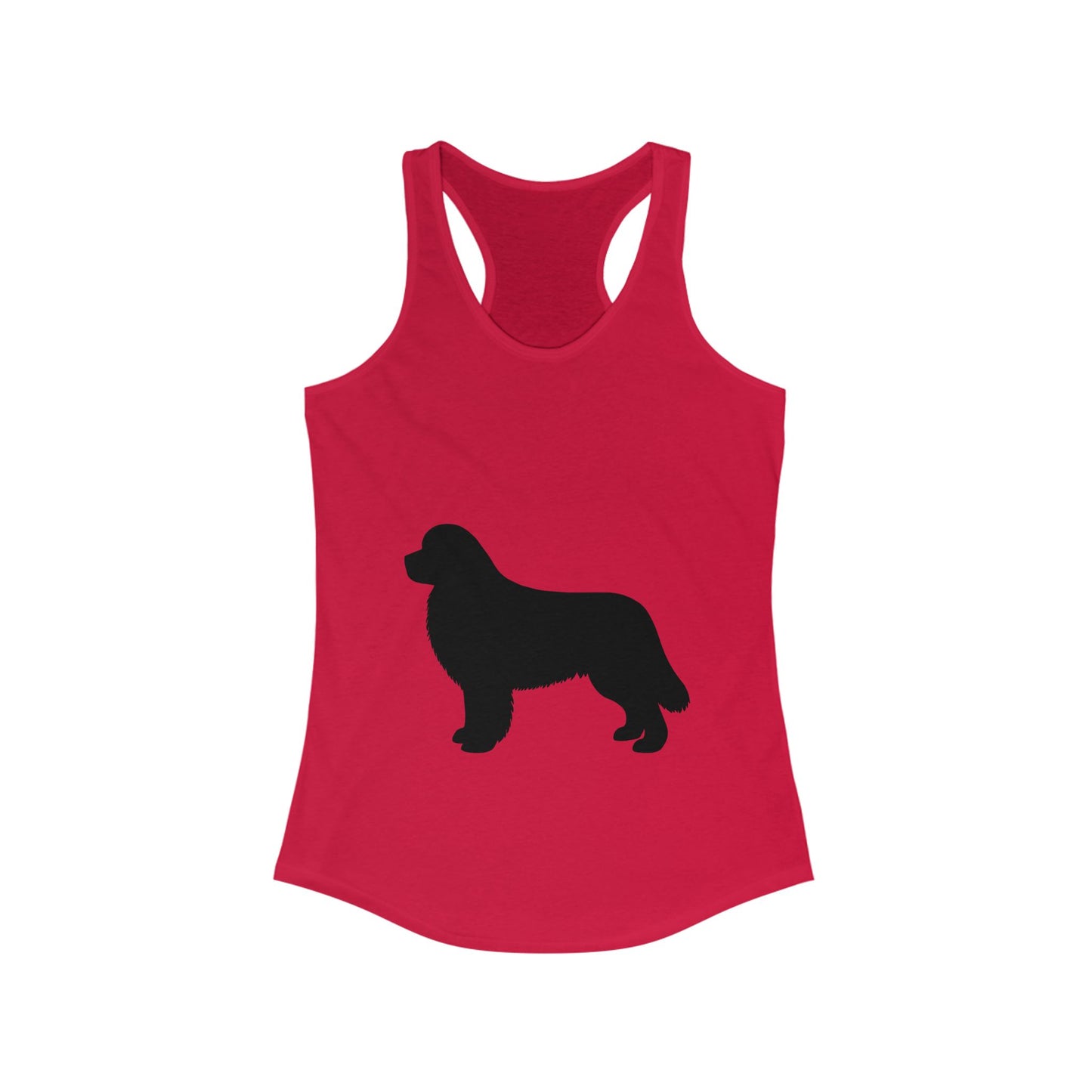 Newfie Silhouette Women's Racerback Tank