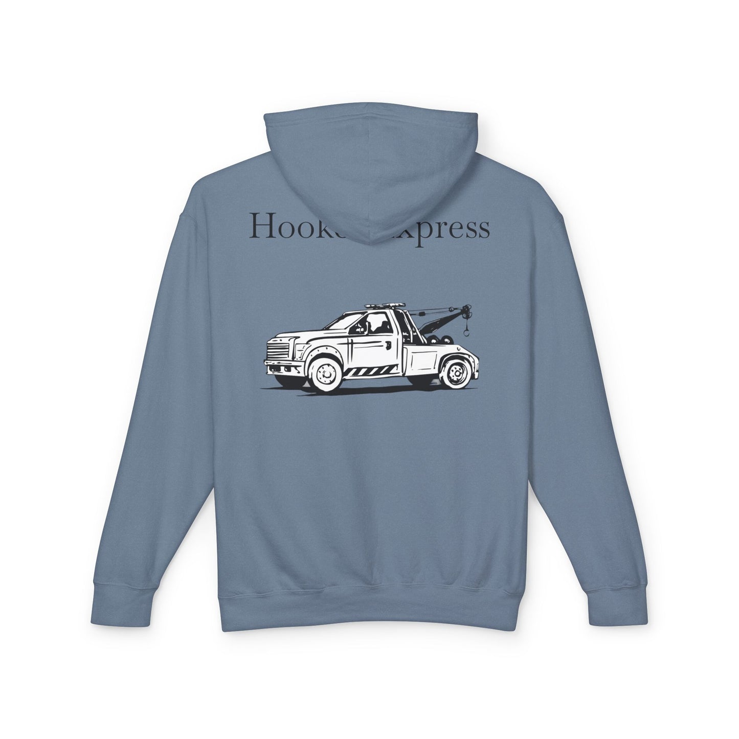 H**ker Express Wheel Lift Tow Truck Unisex Lightweight Hoodie