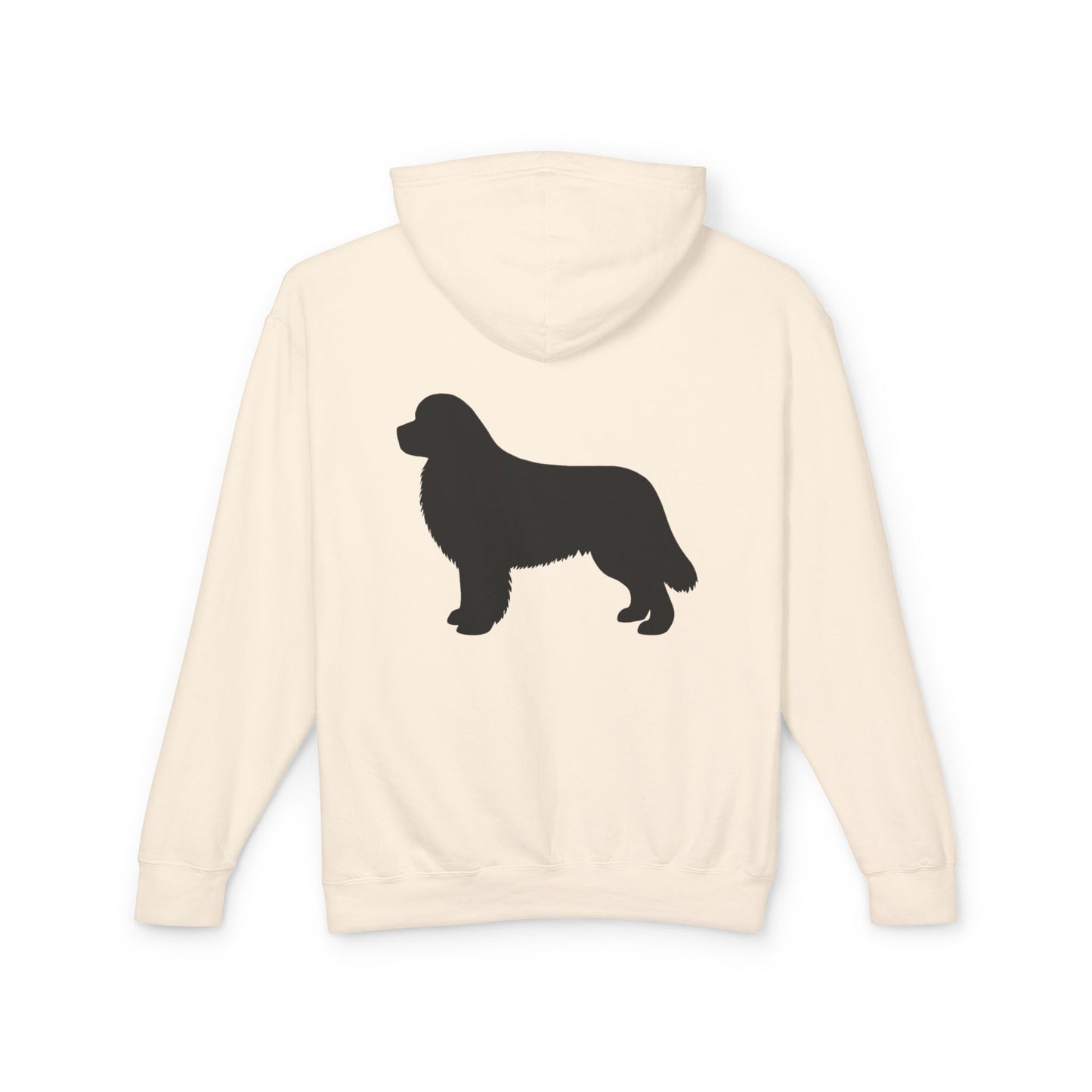 Newfie Silhouette Unisex Lightweight Hoodie