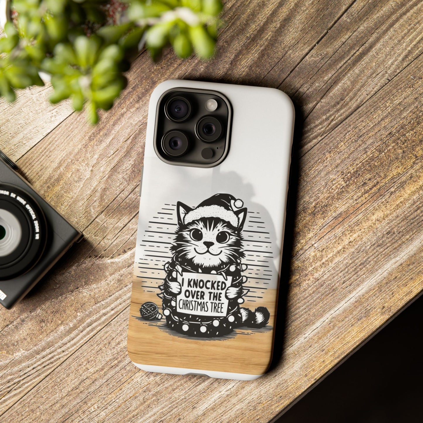 Naughty Cat iPhone Case