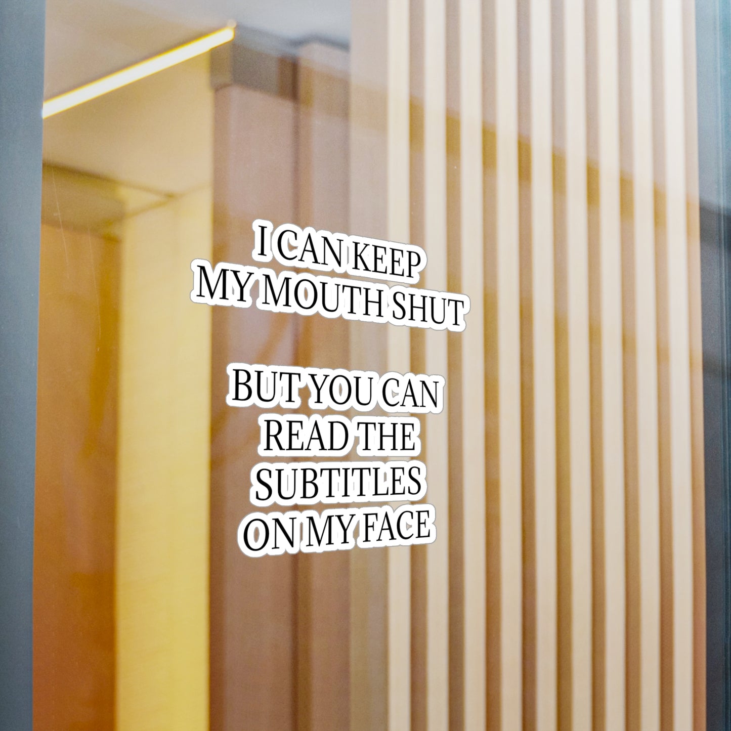 Subtitles Vinyl Decal