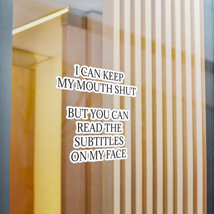 Subtitles Vinyl Decal