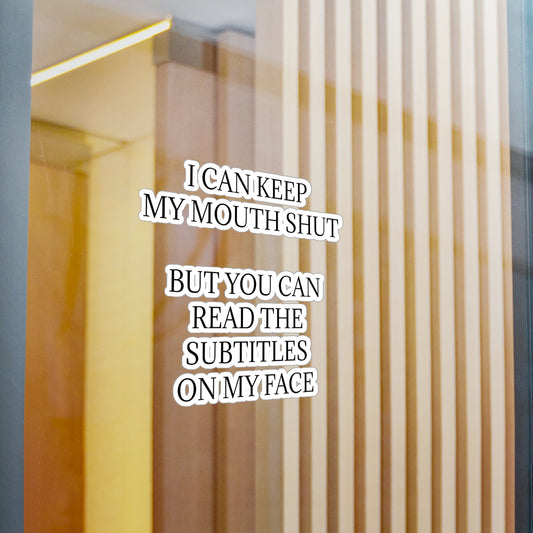 Subtitles Vinyl Decal