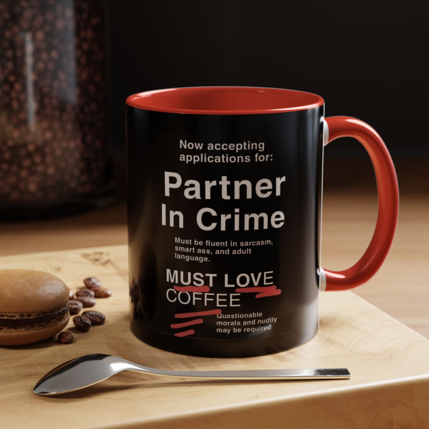 Partner In Crime 2-Tone Coffee Mug