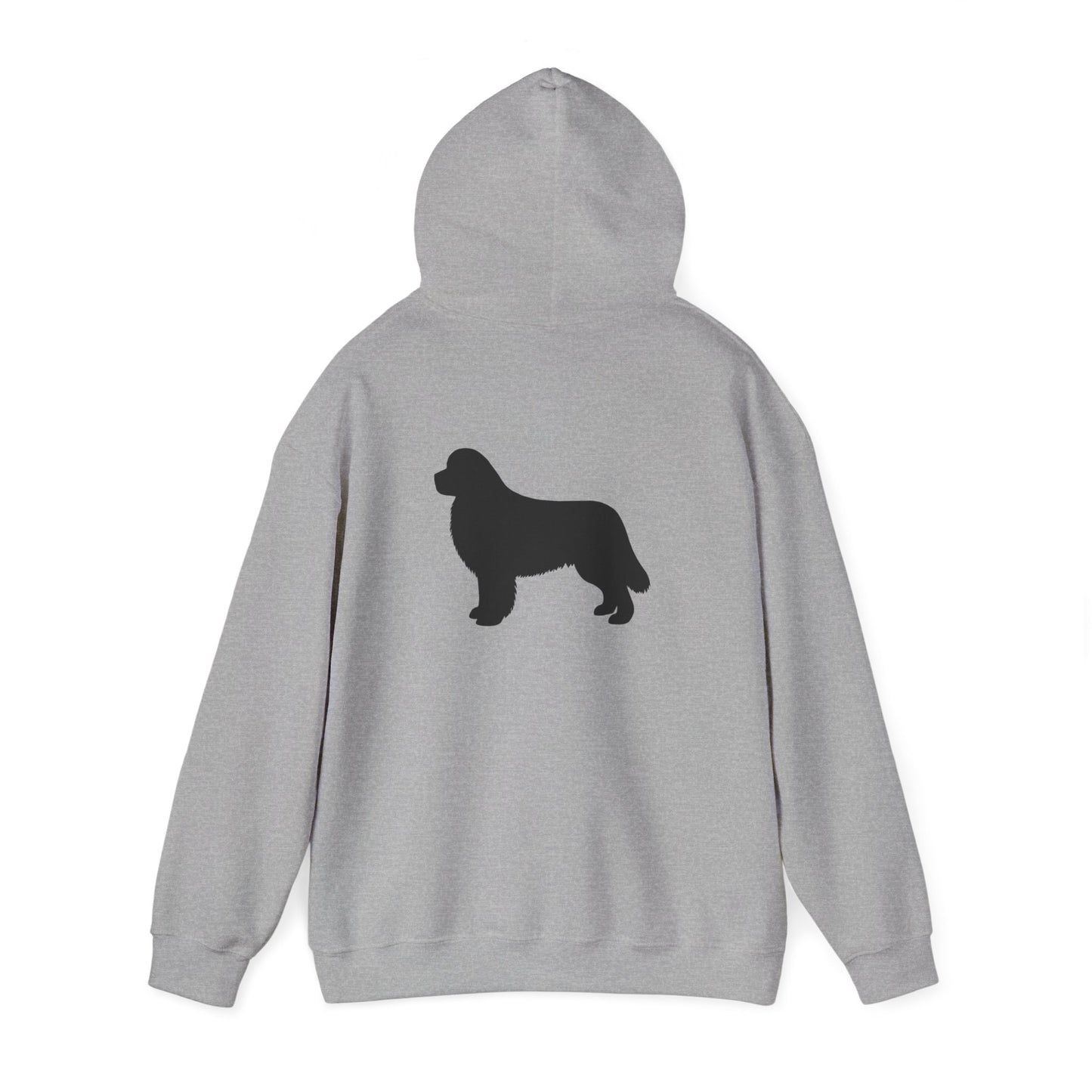 Newfie Silhouette Unisex Hoodie