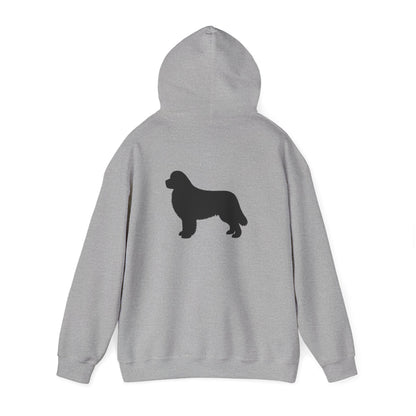 Newfie Silhouette Unisex Hoodie