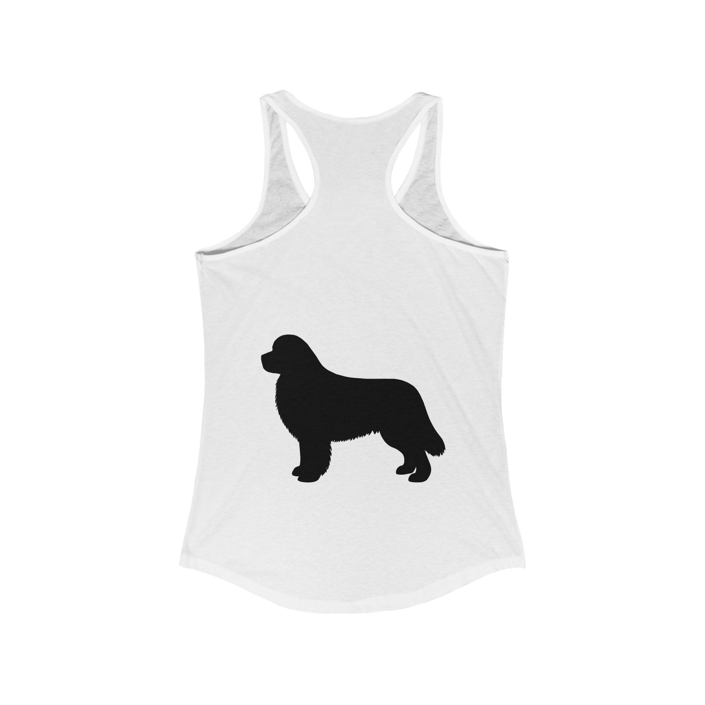 Newfie Silhouette Women's Racerback Tank