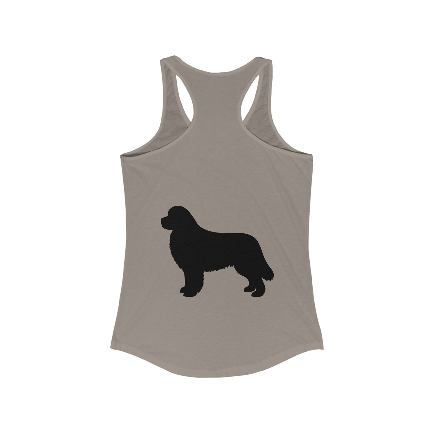 Newfie Silhouette Women's Racerback Tank