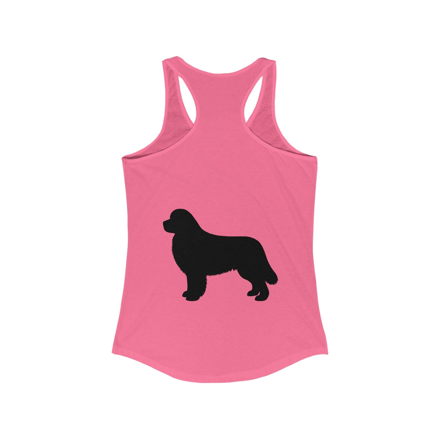Newfie Silhouette Women's Racerback Tank