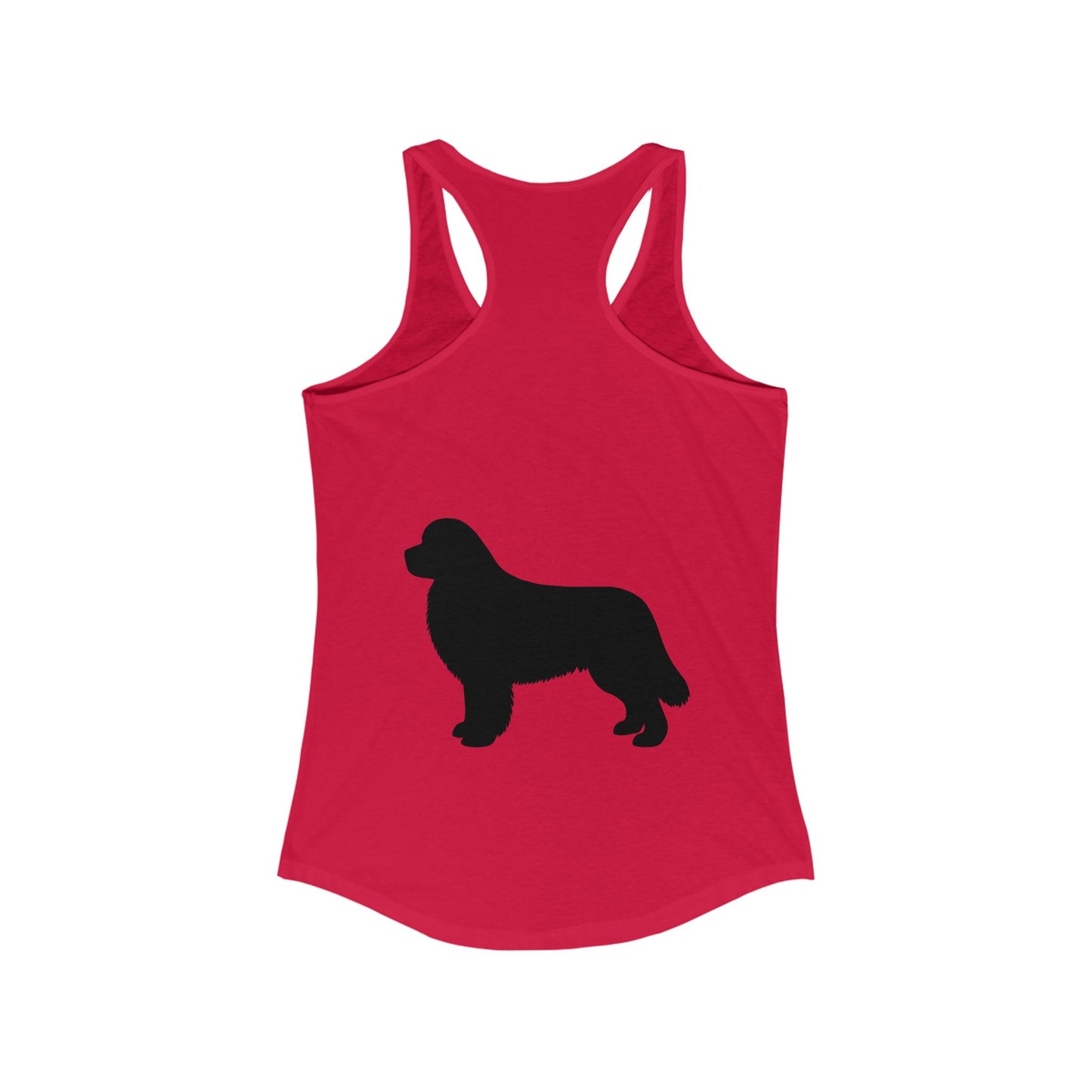 Newfie Silhouette Women's Racerback Tank
