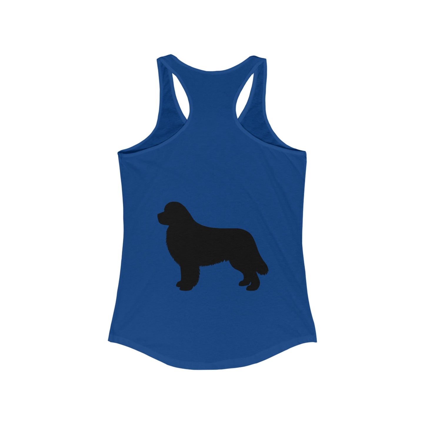 Newfie Silhouette Women's Racerback Tank