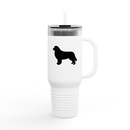 Newfie Silhouette Insulated Travel Mug