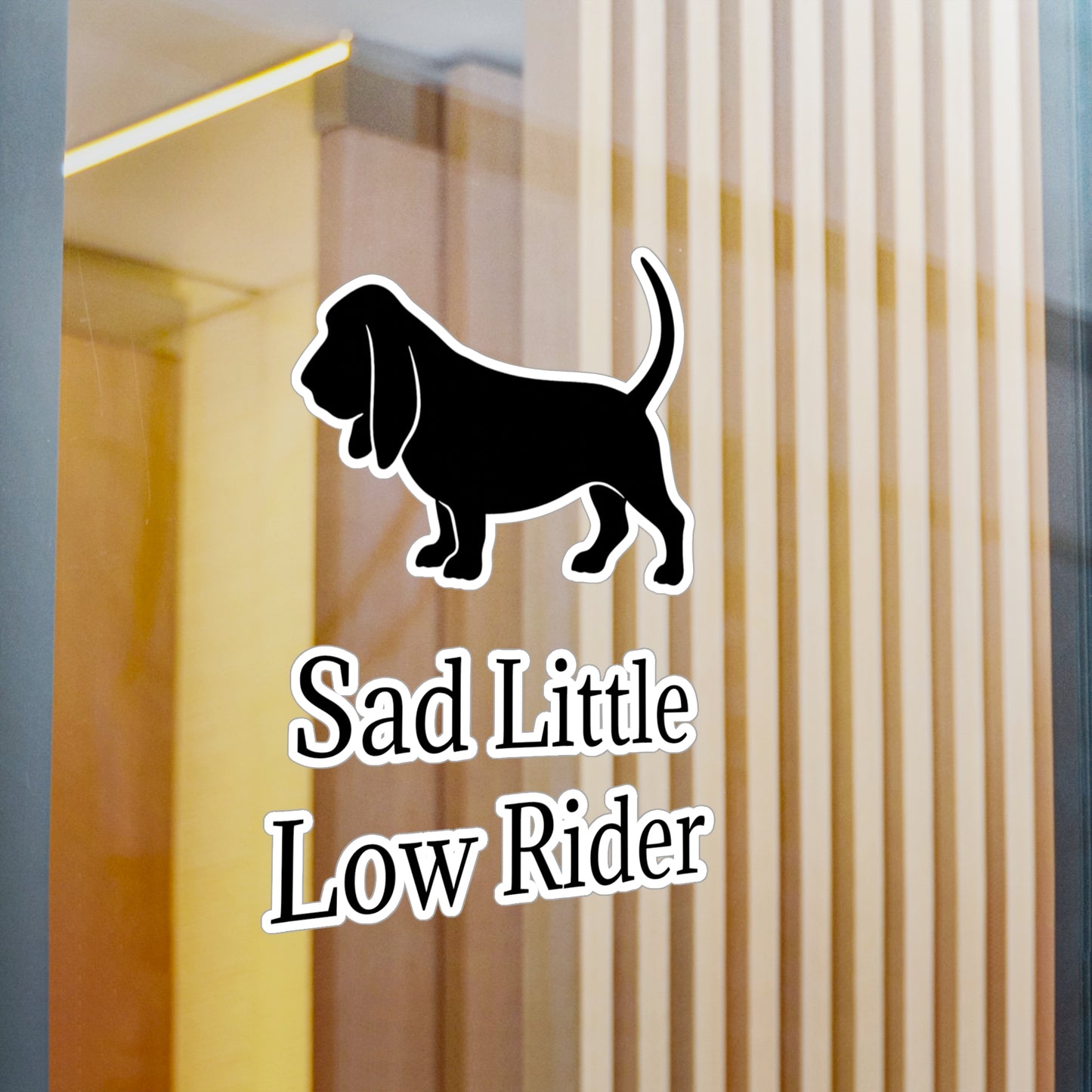 Sad Little Low Rider Vinyl Decal